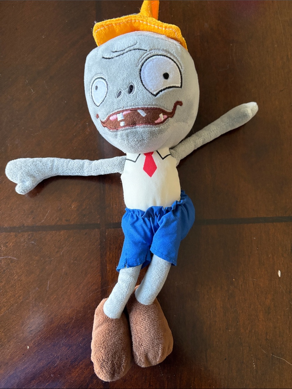 kids Plush Zombie Character Toy Set - Green, Orange, Red - Picture 4 of 6